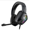 Audífonos Gamer Krios K12 Diadema Con Microfono Led Rgb Para Xbox Pc Ps4 Color Negro