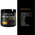 Elemental Performance, Pre-workout - Beta-alanina, L-Arginina, guaraná | 30 Porciones De 10g C/u | 300g Sabor Ponche de frutas