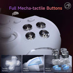 Easysmx X20 Mando PC Inalambrico con Hall Joystick Hall Trigger Botone Mecánico 1000mAh Batería Bluetooth Control Para PC Switch Móvil Joystick Con Giroscopio RGB Para Wuchang: Fallen Feathers