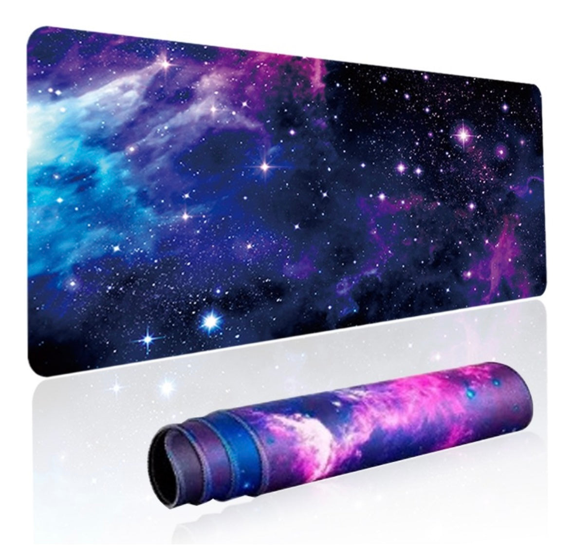 Mouse Pad Alfombrilla Ratón 80x30cm Profesional Color Mundo Galaxia Universo