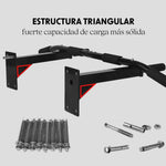 Barra Para Dominadas Pull Up Bar Bywell Color Negro