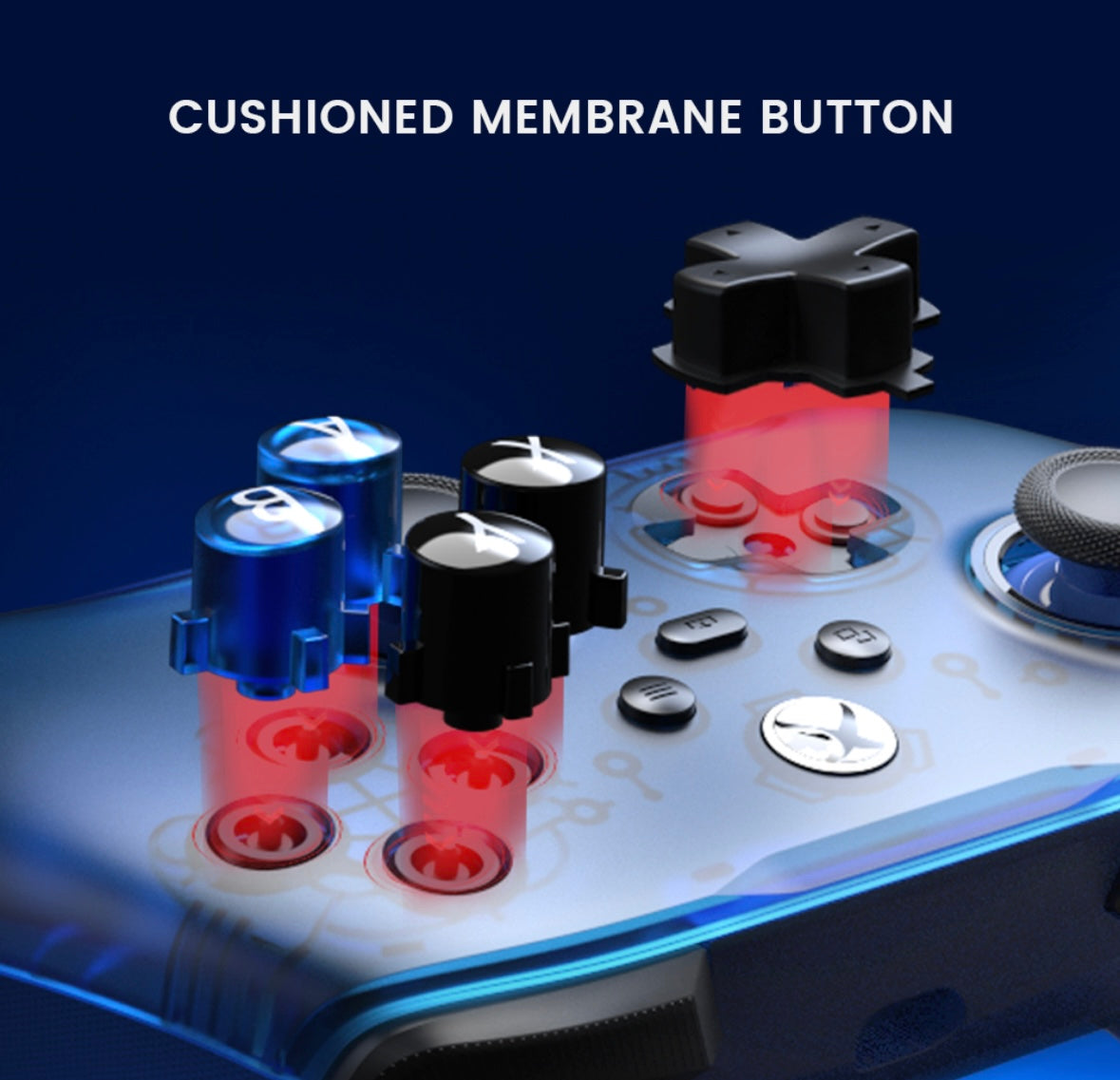Controlador Gamesir T7 Para Pc/xbox Con Efecto Hall Stick Color Azul