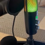 Microfono Condensador Rgb Cardioide Reducción De Ruido