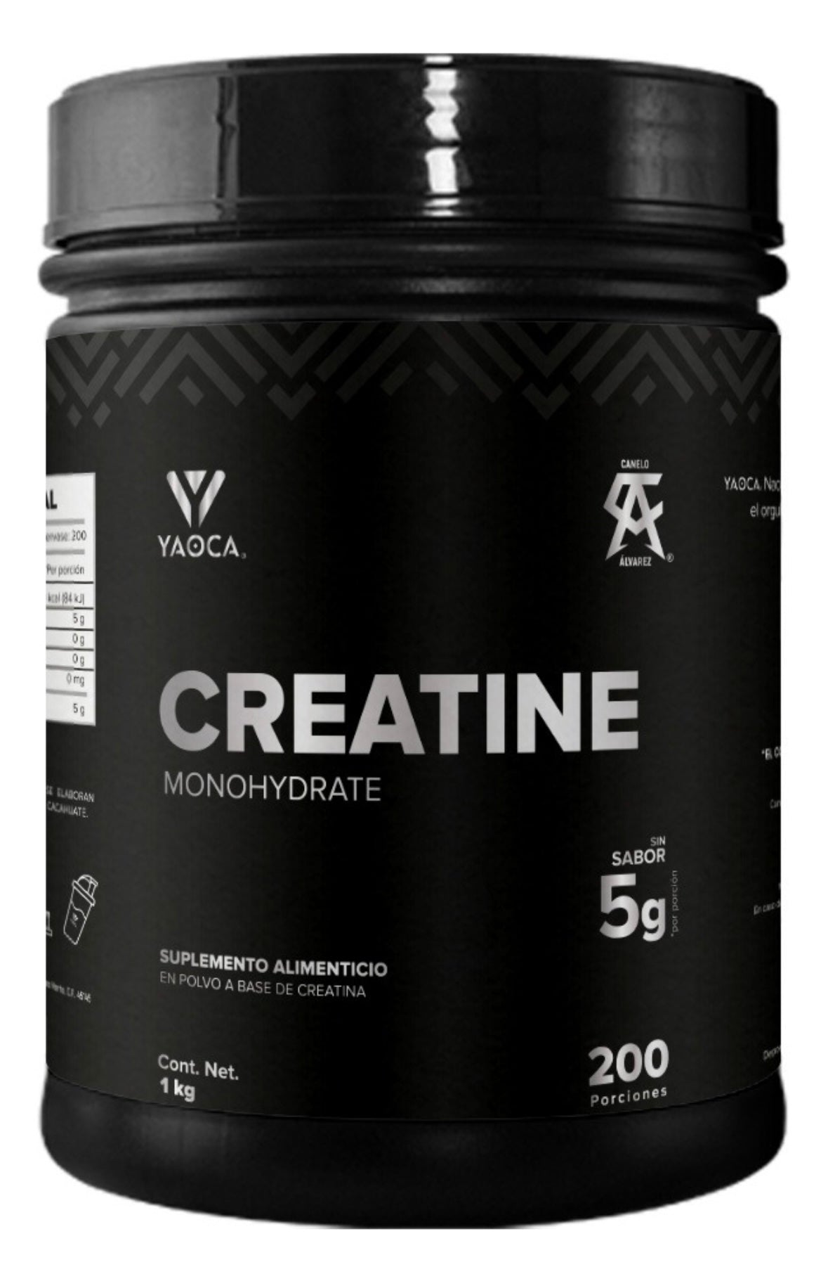 Creatina Monohidratada I Micronizada I Yaoca I 1 Kg I 200 Servicios I Sin Sabor I Alta Pureza