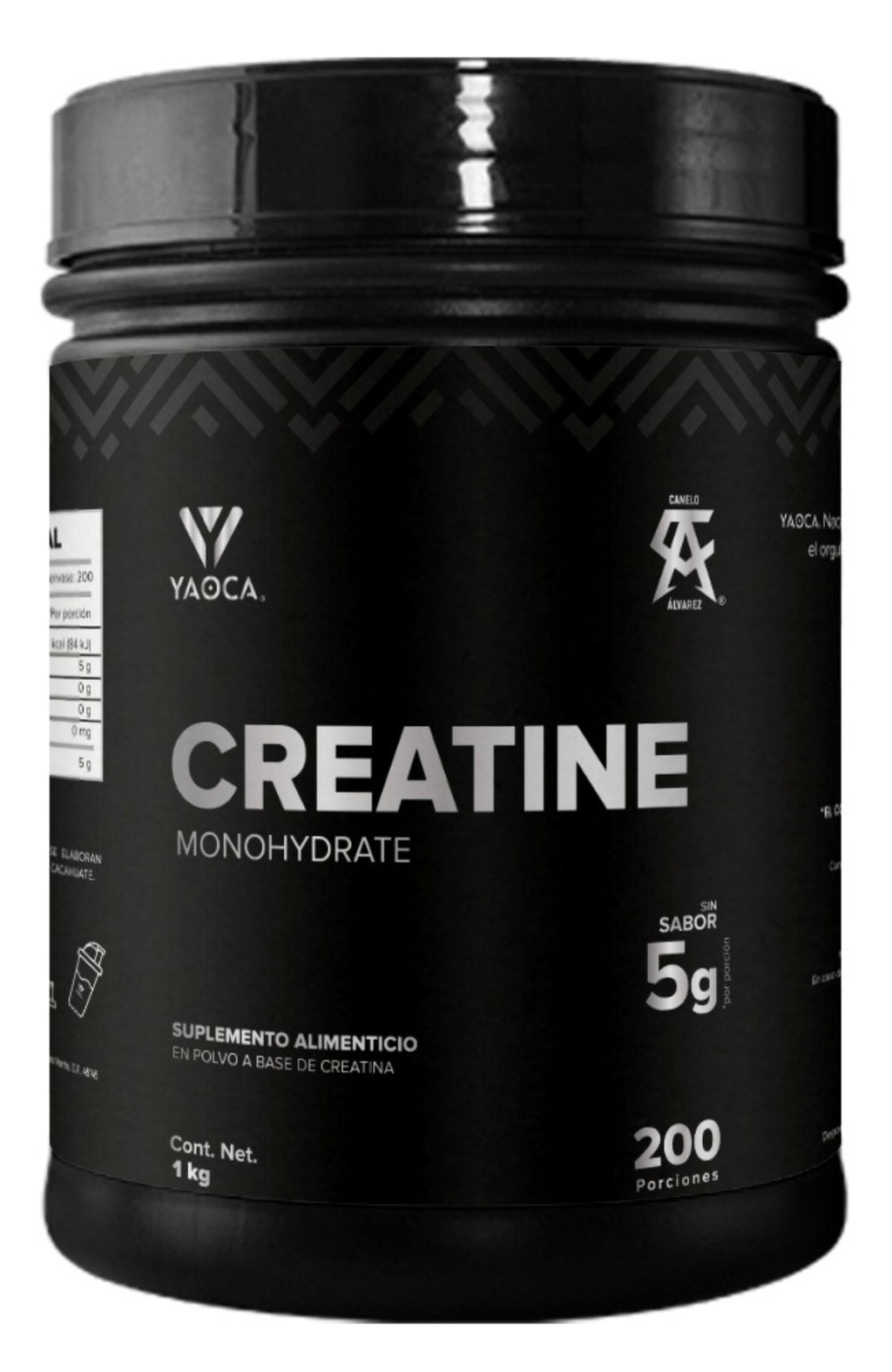Creatina Monohidratada I Micronizada I Yaoca I 1 Kg I 200 Servicios I Sin Sabor I Alta Pureza