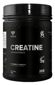 Creatina Monohidratada I Micronizada I Yaoca I 1 Kg I 200 Servicios I Sin Sabor I Alta Pureza