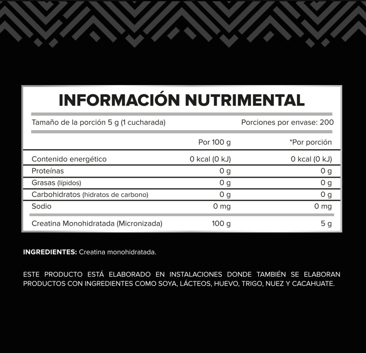 Creatina Monohidratada I Micronizada I Yaoca I 1 Kg I 200 Servicios I Sin Sabor I Alta Pureza
