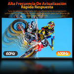 Monitor Gamer Crua CR240QA Curb con pantalla de 24.5" 120Hz y resolución Full HD HDMI VGA LED Negro