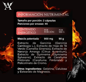 Suplemento Quemador De Grasa Corporal Black Pegasus Fat Burner 90 Cápsulas