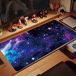 Mouse Pad Alfombrilla Ratón 80x30cm Profesional Color Mundo Galaxia Universo