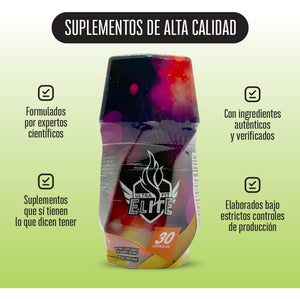 Perder Peso, Ultra Fit Elite Termogénico Lipo Blue | 30 Cáps Sin Sabor