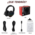 Audifonos Inalambricos Con Microfono Bluetooth De Ruido, color negro