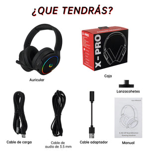 Audifonos Inalambricos Con Microfono Bluetooth De Ruido, color negro