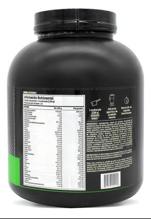 Suplemento en polvo Optimum Nutrition Serious Mass carbohidratos sabor chocolate en pote de 2.72kg