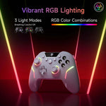 Easysmx X20 Mando PC Inalambrico con Hall Joystick Hall Trigger Botone Mecánico 1000mAh Batería Bluetooth Control Para PC Switch Móvil Joystick Con Giroscopio RGB Para Wuchang: Fallen Feathers
