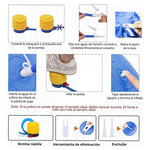 Pelota Fitness De Yoga Acondicionamiento 65 Cm Con Bomba Pelota de Ejercicio para Fitness, Ejercicio en Casa, Yoga, Pilates, etc. Adecuada para Hombres y Mujeres Color Azul Yuhuangcheng