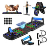 Push Up Board Ejercicio en Casa, Tablero para Lagartijas Portátil Antideslizante Multifuncional Fitness, Soporte 30 en 1 con Conteo de Tiempo Automático,con Ligas de Resistencia.para Fitness