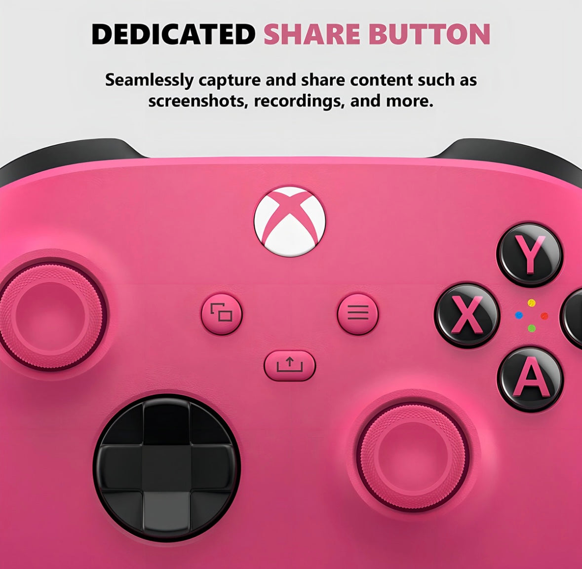 Controlador Xbox Series Deep Pink para Windows Android iOS, color rosa