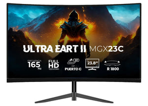 Monitor Gamer Curvo Balam Rush 23.8 Pulgada Mgx23c 165hz 1ms Color Negro