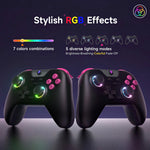 Easysmx X05 Control Bluetooth Inalambrico Gamepad Para Nintendo Switch Pc Android iPhone Móvil,hall Joystick Y Hall Trigger,mando Con 5 Niveles De Vibración Ajustable, Función Turbo