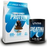 Proteina 100% Whey 2.2 Kg Adicionada Con Creatina Unique N Sabor Chocolate