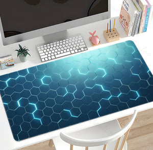Mouse Pad Gamer Profesional Alfombrilla De Ratón 80x30 Cm Azul Acero