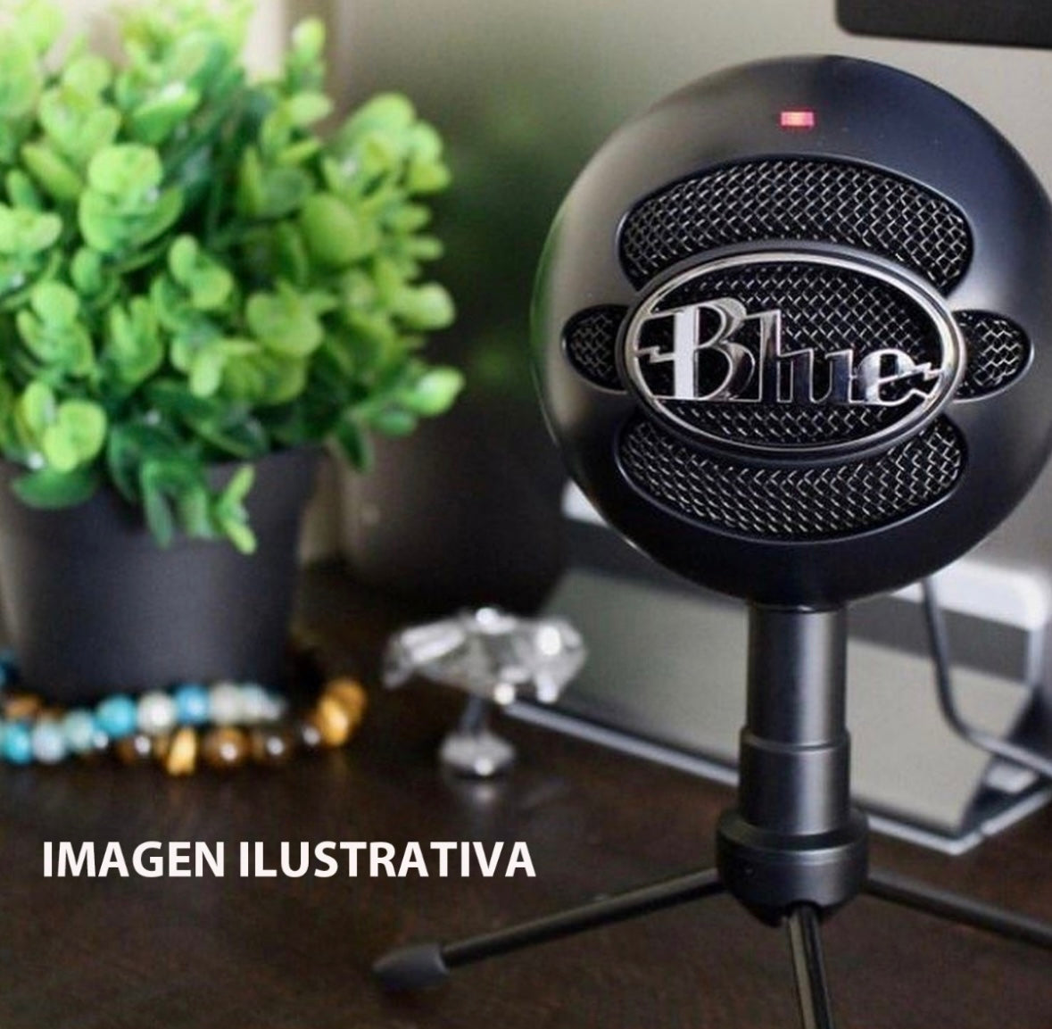 Micrófono Blue Snowball Ice Condensador Cardioide Negro