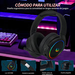 Audifonos Inalambricos Con Microfono Bluetooth De Ruido, color negro