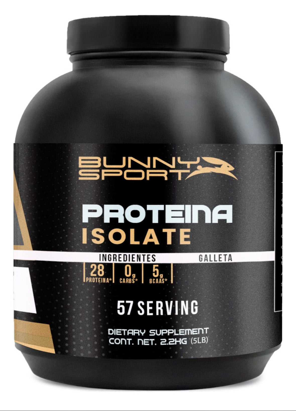 Bunny Proteina Isolatada 2.26kg Cero Carbohidrato Sabores Galleta