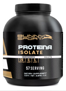 Bunny Proteina Isolatada 2.26kg Cero Carbohidrato Sabores Galleta