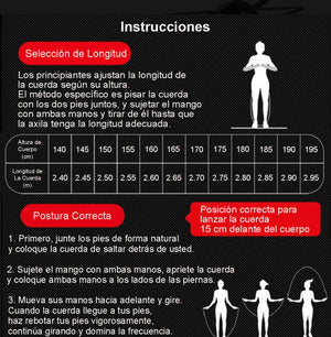 Soga Para Saltar Ajustable Oem Velocidad Con Rodamientos Ajustable Color Rojo