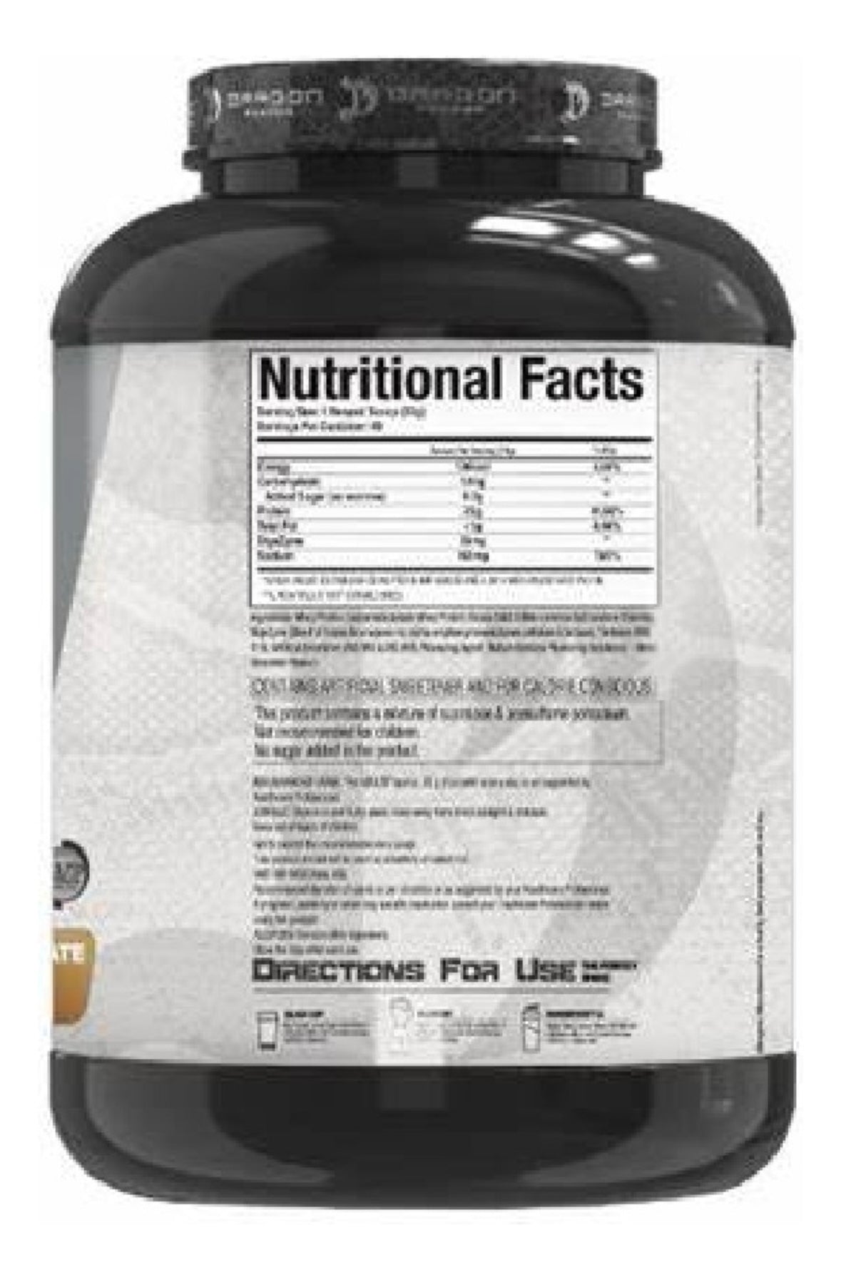 Dragon Pharma Proteina Wheyphorm Isolatada Hydrolizada 5 Lb Sabor Cappuchino