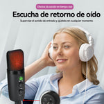 Microfono Condensador Rgb Cardioide Reducción De Ruido