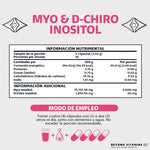 Inositol Capsulas 40:1 | Myo Y D-chiro Inositol 100% Puro Premium En Cápsulas Beyond Vitamins | Sin Sabor | Myo Inositol - Myo Y D-chiro Inositol Vegano | Vitaminas Mujer - 180 capsulas