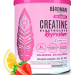 Birdman Creatine Refresher | Creatina Monohidratada con Electrolitos, Magnesio y Vitaminas | Pink Lemonade | 30 Porciones