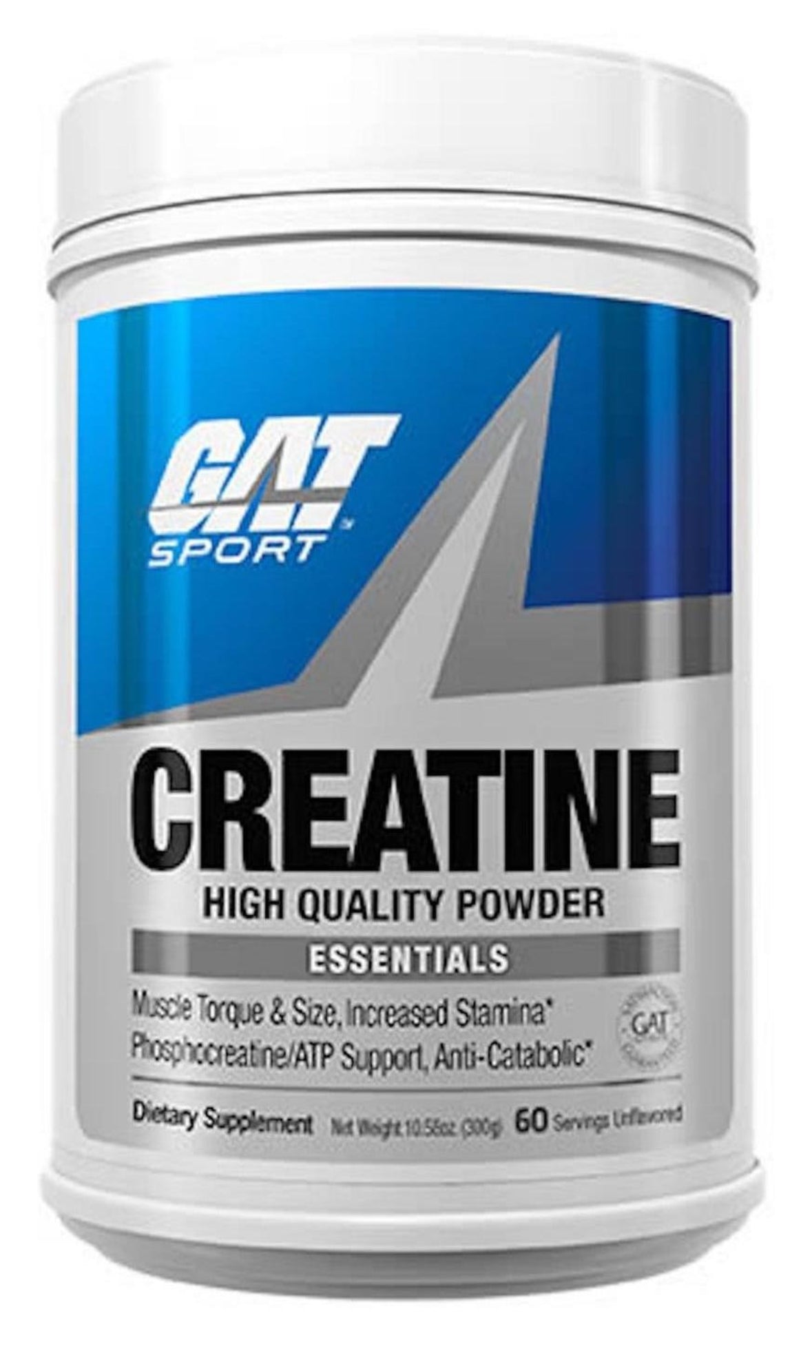 Creatina Gat Sport Monohidratada 300g 60 Porciones Creatina Sabor Sin sabor