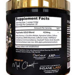 Pre Entreno Insane Labz Psychotic Gold 35 Servicios Sabor Fruit Punch