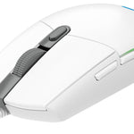 Mouse Gaming Logitech G203, color blanco