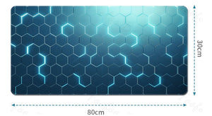 Mouse Pad Gamer Profesional Alfombrilla De Ratón 80x30 Cm Azul Acero