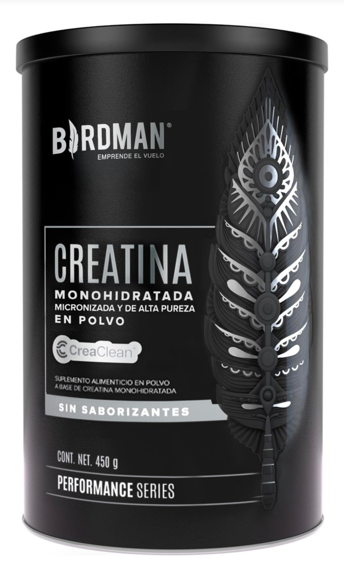 Birdman Creatina Monohidratada En Polvo de Alta Pureza | 90 servicios | 450g | Sabor Natural
