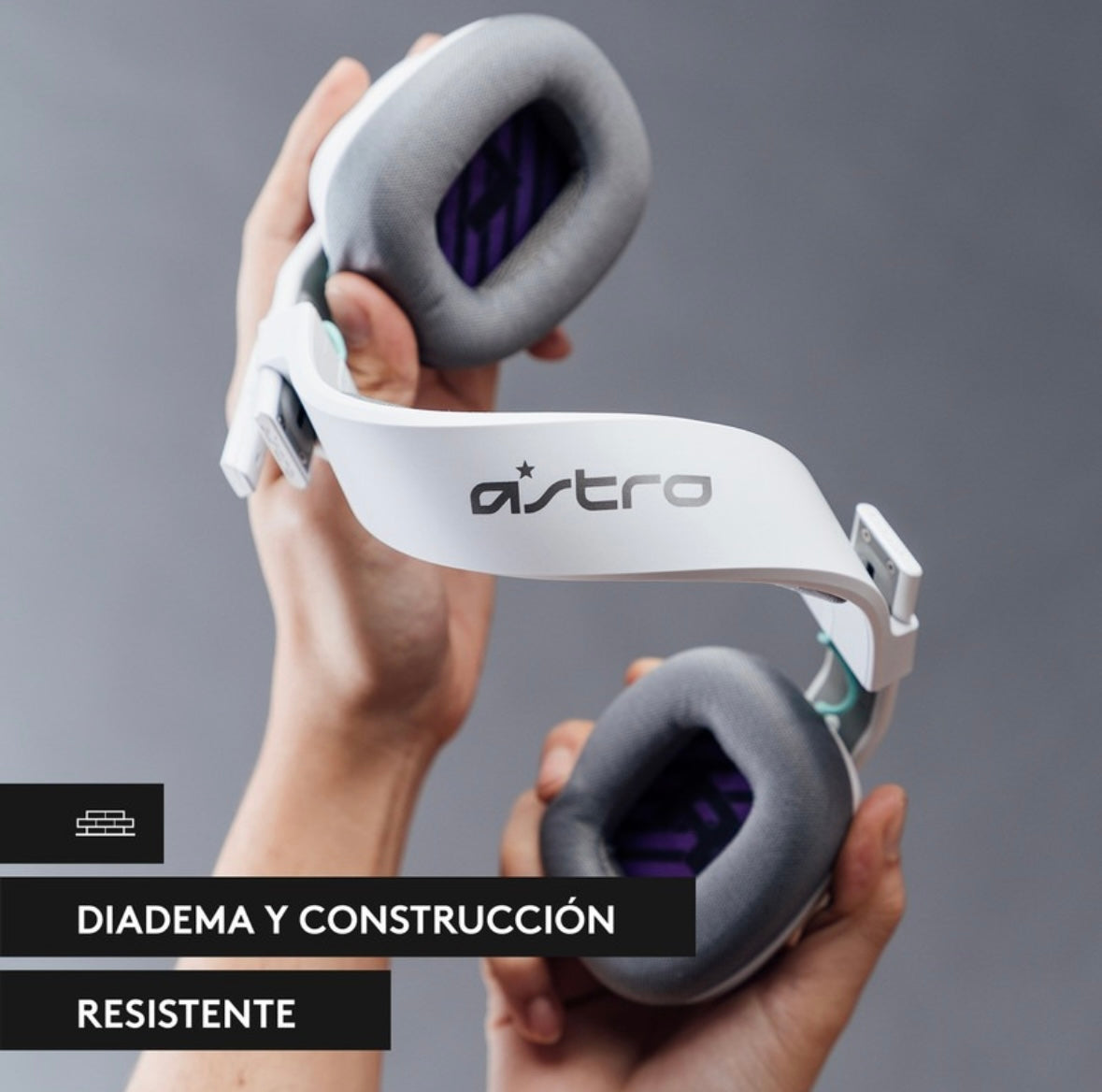 Audífonos Logitech Astro A10 Con Micrófono Color Blanco