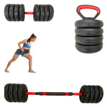 Set Kit Mancuernas Pesas Multiusos Ajustables Hogar Gym 30kg Color No