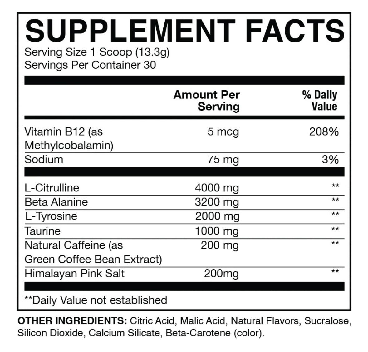Pre Entreno Cbum Essential Pwo Raw Nutrition 30 Servicios Sabor Sour Watermelon