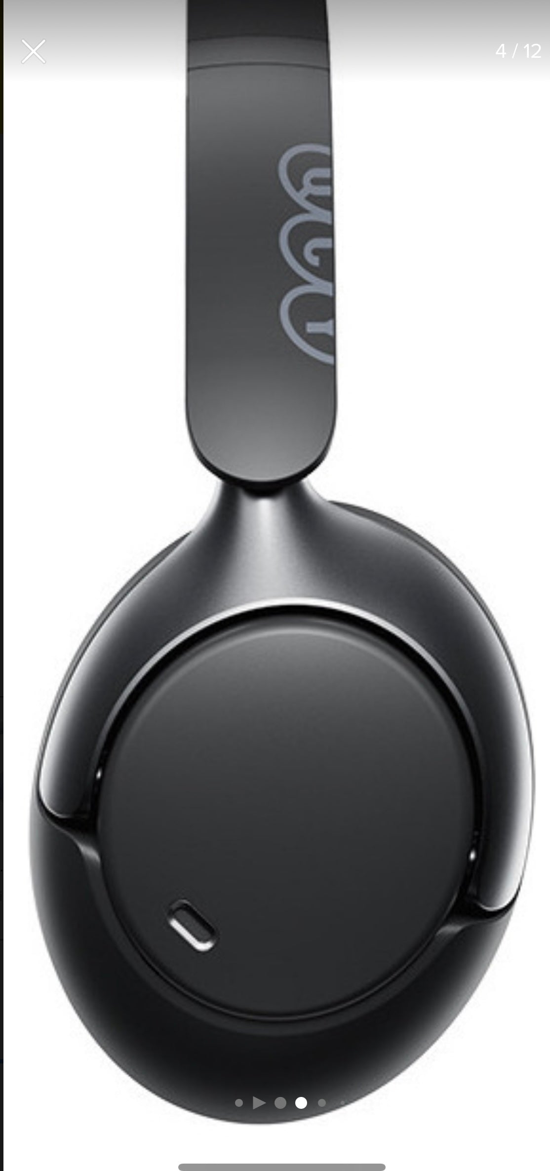 Qcy H3 Pro Anc Auriculares Bt 5.4 Conexión Dual 50db Hi-res Color Negro