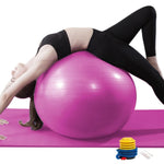 Pelota Fitness De Yoga Acondicionamiento 65 Cm Con Bomba Pelota de Ejercicio para Fitness, Ejercicio en Casa, Yoga, Pilates, etc. Adecuada para Hombres y Mujeres Color Azul Yuhuangcheng