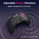 Easysmx X05 Control Bluetooth Inalambrico Gamepad Para Nintendo Switch Pc Android iPhone Móvil,hall Joystick Y Hall Trigger,mando Con 5 Niveles De Vibración Ajustable, Función Turbo