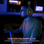 Audifonos Inalambricos Con Microfono Bluetooth De Ruido, color negro
