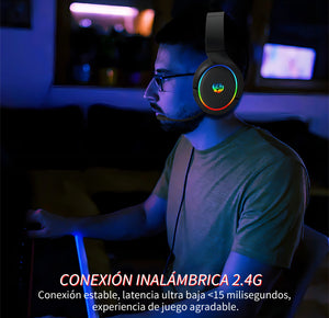 Audifonos Inalambricos Con Microfono Bluetooth De Ruido, color negro